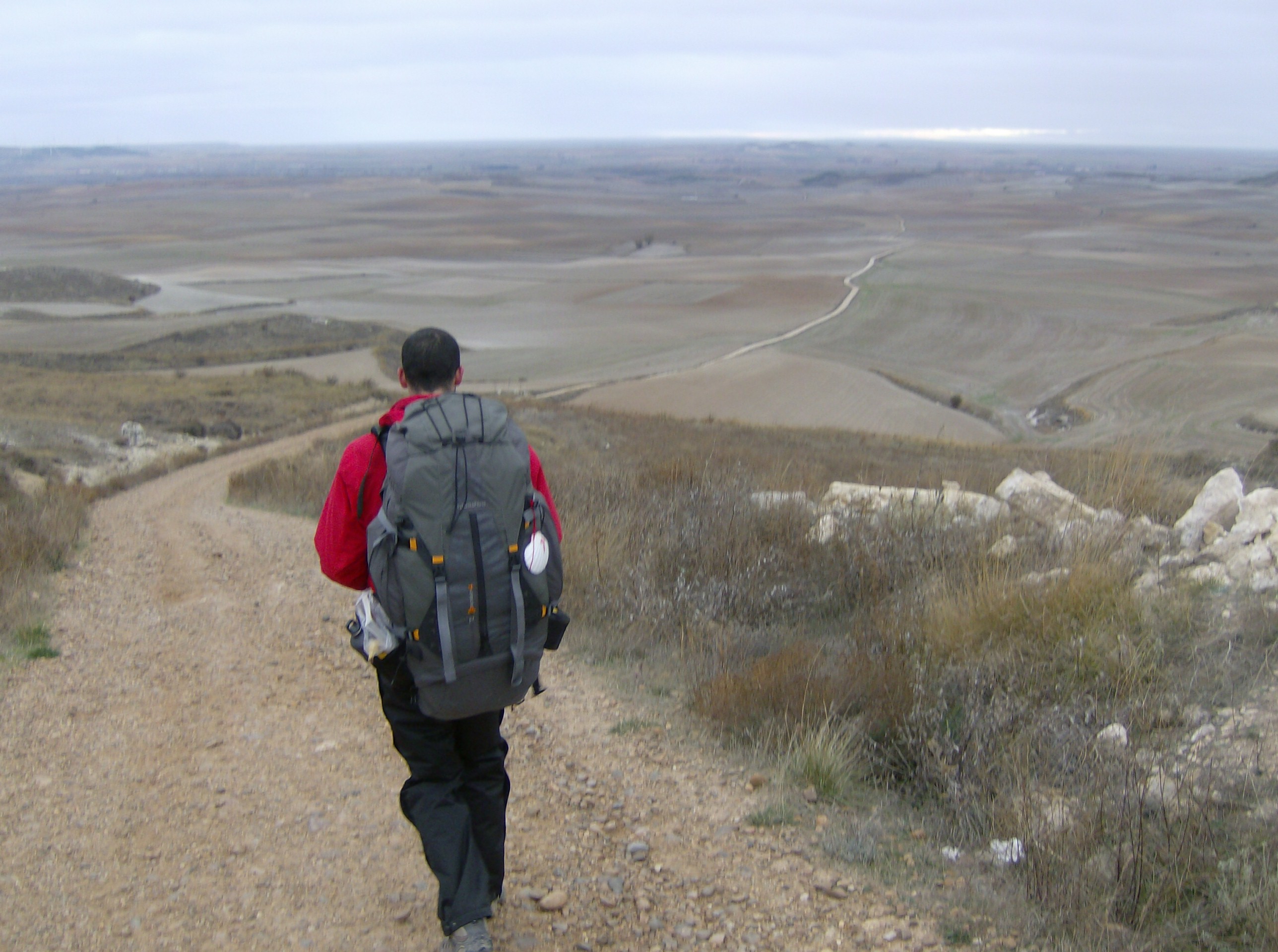 Peregrino en el Camino de Santiago · León